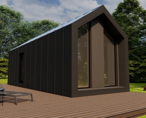 Moduliniai karkasiniai namai